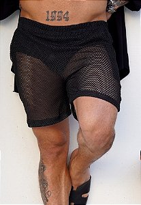 Shorts Arrastão Preto