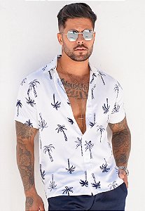 Camisa Viscose Estampada
