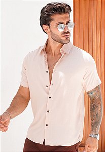 Camisa Viscolinho Marfim
