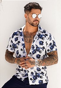 Camisa Viscose Estampada