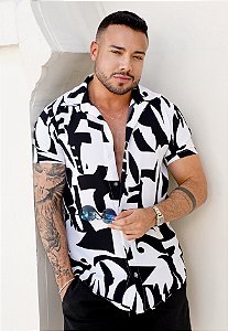 Camisa Crepe Light Estampada