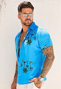 Camisa Viscose Estampada