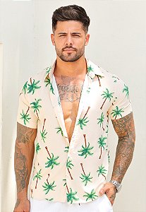 Camisa Viscose Estampada