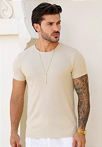 Camiseta Texturizada Nude