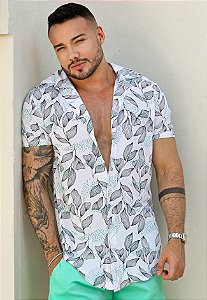 Camisa Viscose Estampada