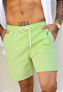 Shorts Linho Verde Lima