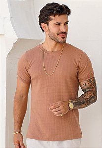 Camiseta Texturizada Nude