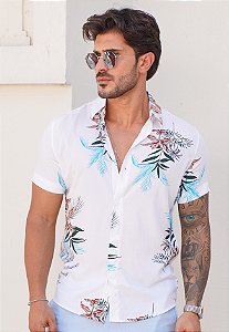 Camisa Viscose Estampada