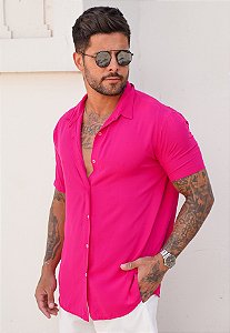 Camisa Viscose Pink