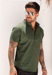 Bata Linho Verde Militar