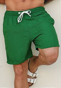 Shorts Viscolinho Verde Bandeira