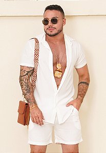 Conjunto Viscose Off White