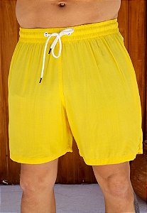 Shorts Viscolinho Amarelo
