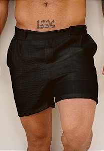 Shorts Alfaiataria Duna Preto