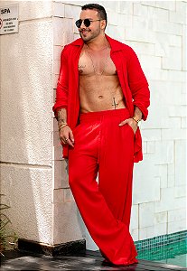 Conjunto Viscolinho Vermelho