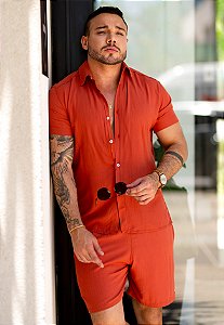 Conjunto Viscolinho Terracota