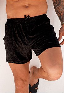 Mini Shorts Viscolycra Preto