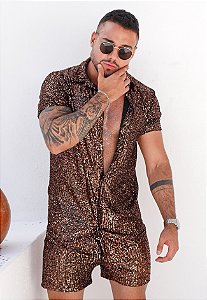 Conjunto Paetê Cobre (SOB ENCOMENDA - LEIA A DESCRIÇÃO)