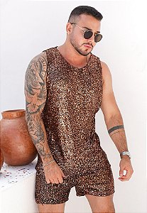 Conjunto Paetê Cobre (SOB ENCOMENDA - LEIA A DESCRIÇÃO)