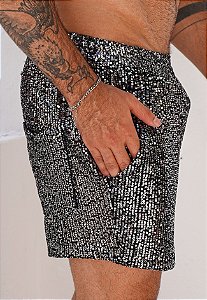 Shorts Paetê Grafite (SOB ENCOMENDA - LEIA A DESCRIÇÃO)