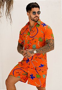 Conjunto Viscolinho Estampado