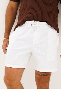 Shorts Linho Premium Branco