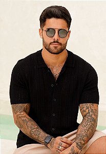 Camisa Tricot Preta