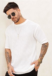 Blusa Oversized Tricot Off White