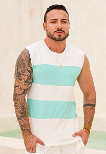 Regata Machão Bicolor Off White