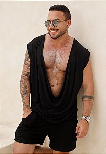 Conjunto Decote Preto