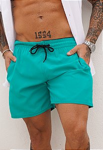 Shorts Tactel Azul Turquesa