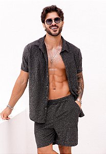 Conjunto Lurex Preto