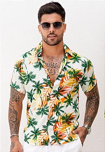 Camisa Viscose Estampada