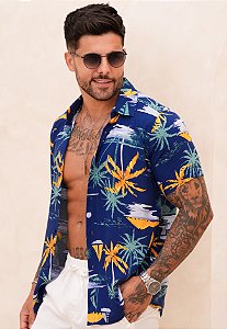 Camisa Viscose Estampada