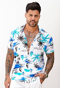 Camisa Viscose Estampada