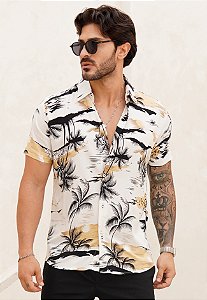Camisa Viscose Estampada