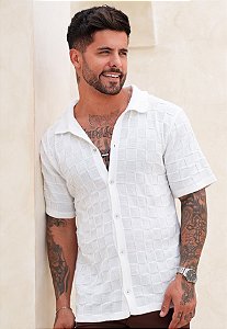 Camisa Tricot Branca