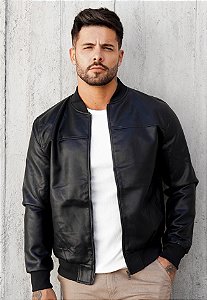 Jaqueta Couro Preta