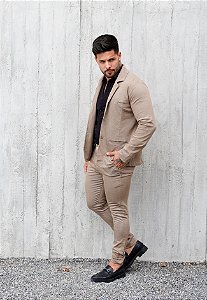 Conjunto Alfaiataria (Blazer + Calça) Nude