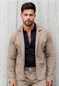 Blazer Alfaiataria Nude