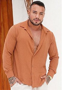 Camisa Duna Manga Longa Nude