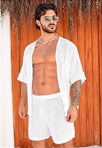 Conjunto Tricot Off White