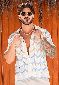 Camisa Tricot Modal Estampada