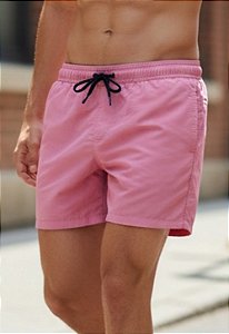 Shorts Linho Rosa Bebê