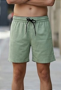 Shorts Linho Verde Menta