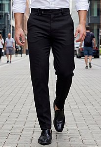 Calça Alfaiataria Italiana Preta