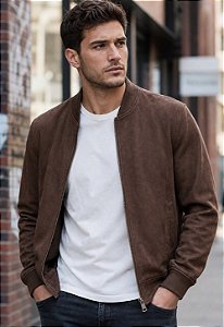 Jaqueta Suede Marrom