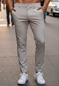 Calça Texturizada Caqui