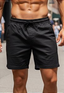 Shorts Sarja Preto