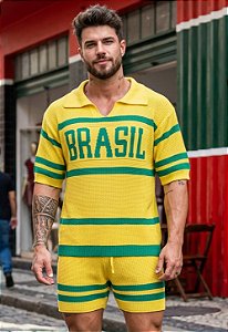Conjunto Tricot Do Brasil